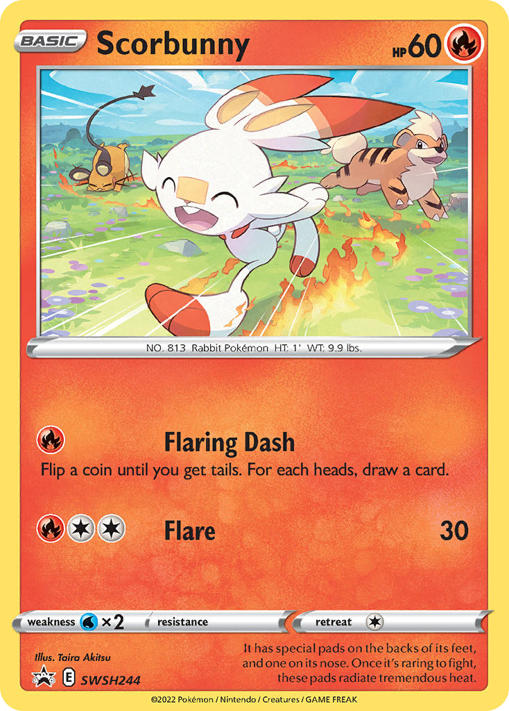 Sword & Shield Promo’s Scorbunny #244